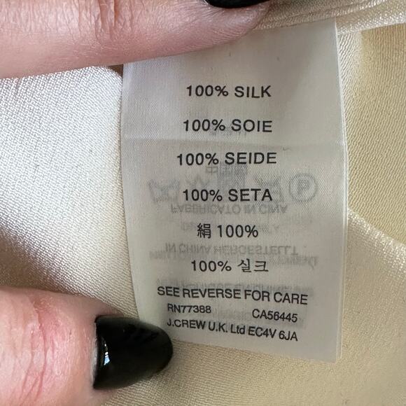 J.Crew 100% Silk camisole top - Picture 4 of 9